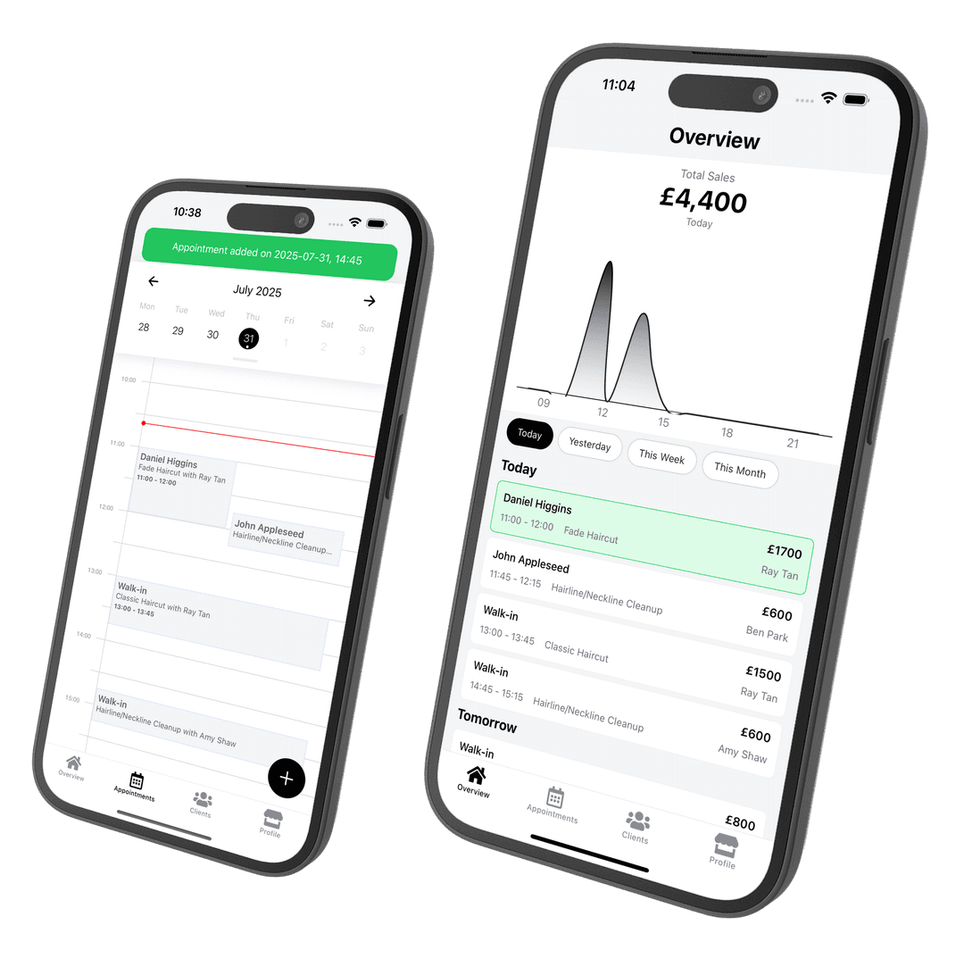 Modern salon interior